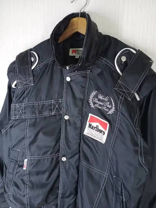 Rare!!! 90'S Marlboro Yamaha Grand Prix World Road Race Bomber