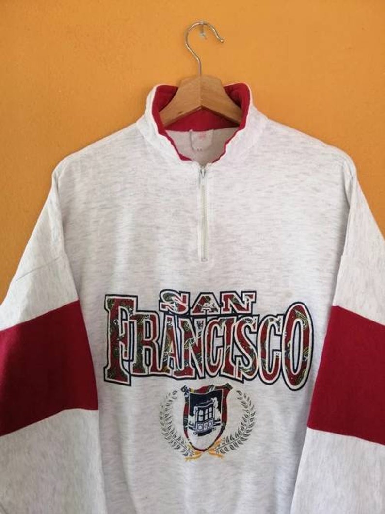 Vintage 90s San Francisco Sweatshirt Big Logo Size L FREE SHIPPING!!