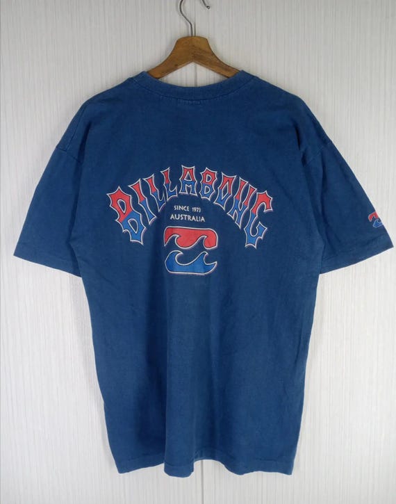 RARE!!! Vintage 90s BILLABONG Since 1973 Australia Big Logo Tshirt
