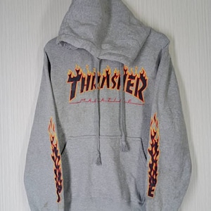 Rare!!! Vintage Thrasher Magazine Hoodie Sweatshirt Size M