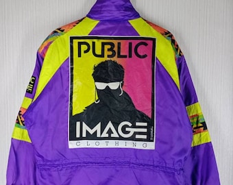 ヴィンテージ 1990 年代 ELLESSE ブルドッグ スキー ジャケット L