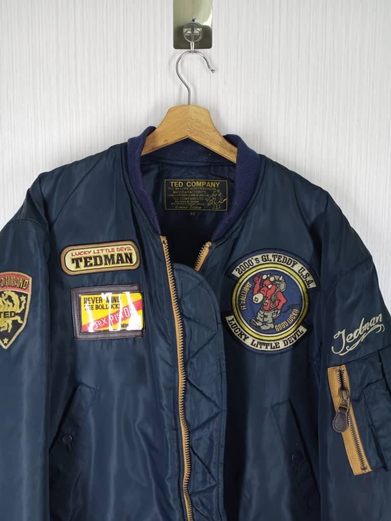 Rare!!! Vintage 1991 Tedman Ted Company Flight MA-1 Limited