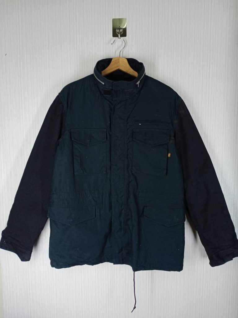 Rare!!! Vintage Alpha Industries X Lee Storm Rider Jacket Size XL