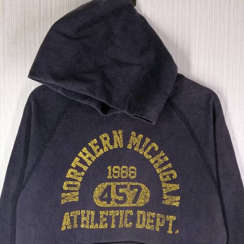 Shops Rare!!! Vintage 90s Northern Michigan x Champion Hoodie Sweatshirt Size L