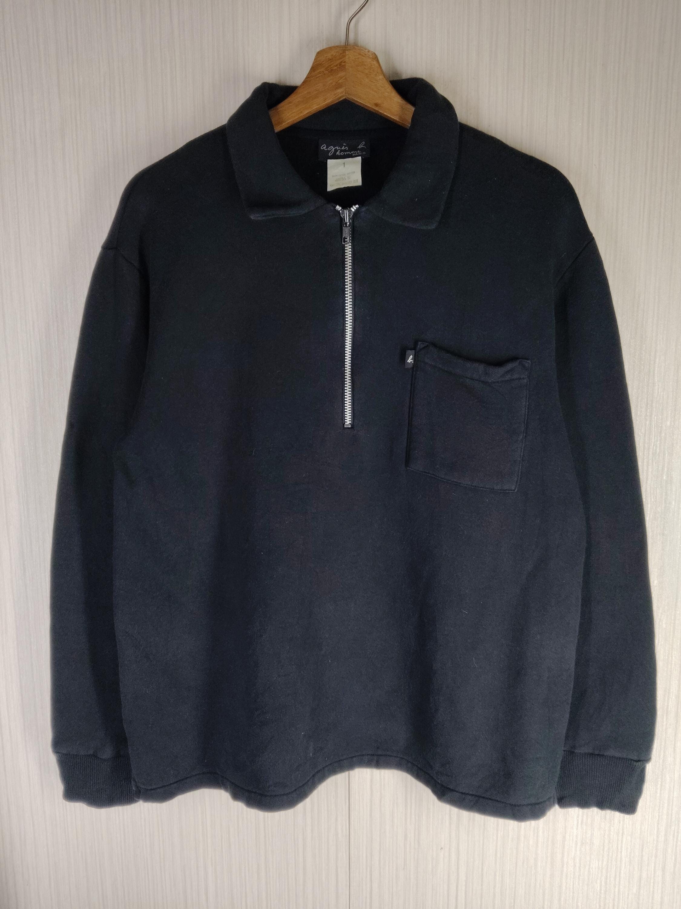 Agnes b homme 短丈zip sweat jacket archive Agnes B Homme Paris - Etsy