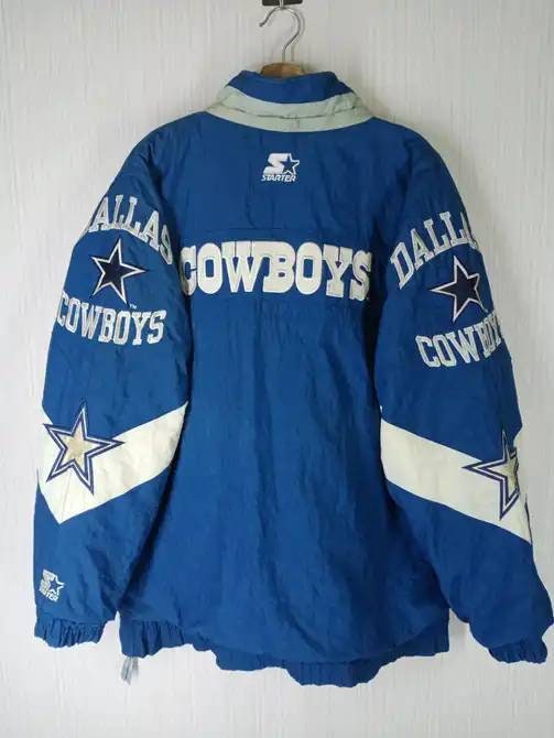 Rare!!! Vintage 90s Dallas Cowboys Big Logo Starter Jacket NFL
