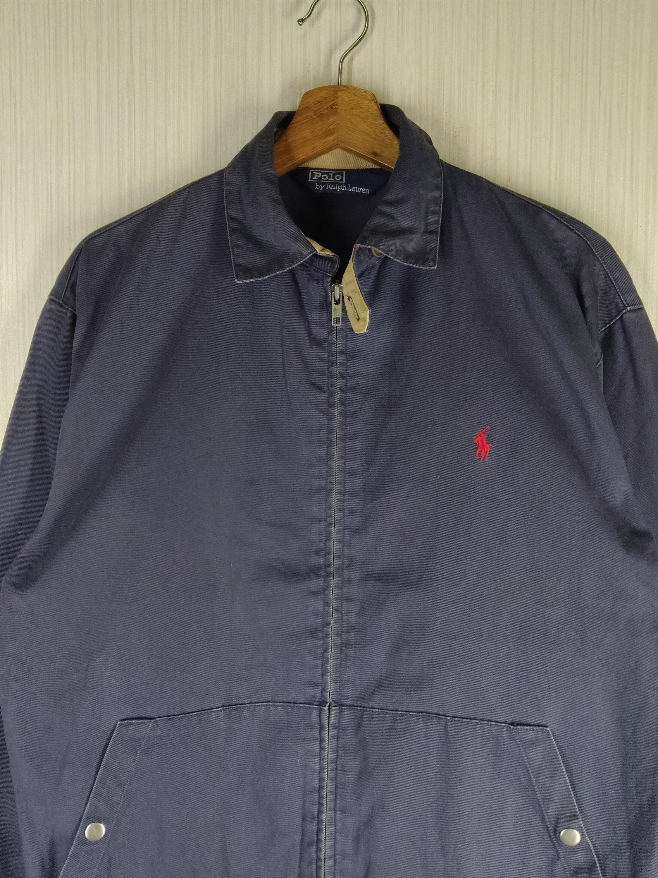 Rare Vintage 90s Polo Ralph Lauren Small Logo Harrington Jacket