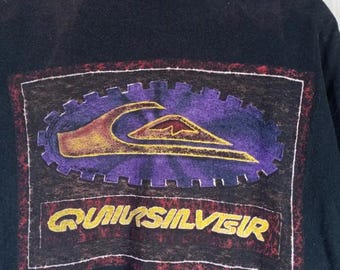 80年代　ビンテージ Quiksilver Tシャツ リーフ　日本製　す 05dbe53822cb91599b3fbafc302b6e