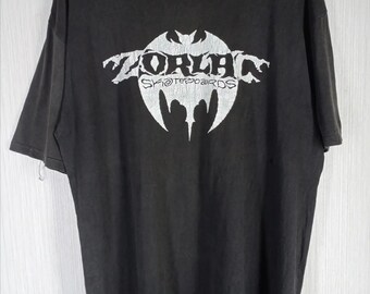 Vintage 80s Zorlac Skateboard T-shirt - Big Logo - Size XL - Etsy