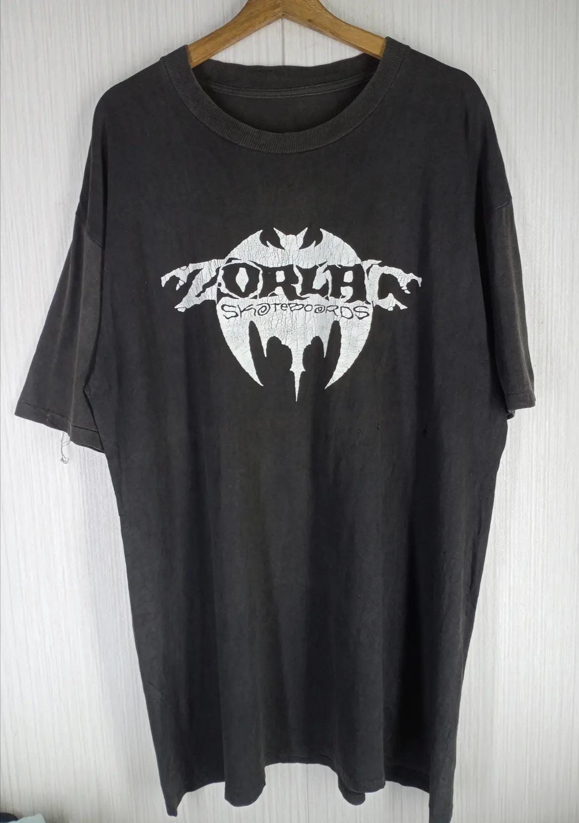 Vintage 80s Zorlac Skateboard T-shirt - Big Logo - Size XL - Etsy