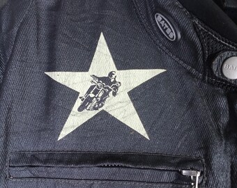 Rare!!! Vintage Custom Bates Leathers Long Beach California Biker