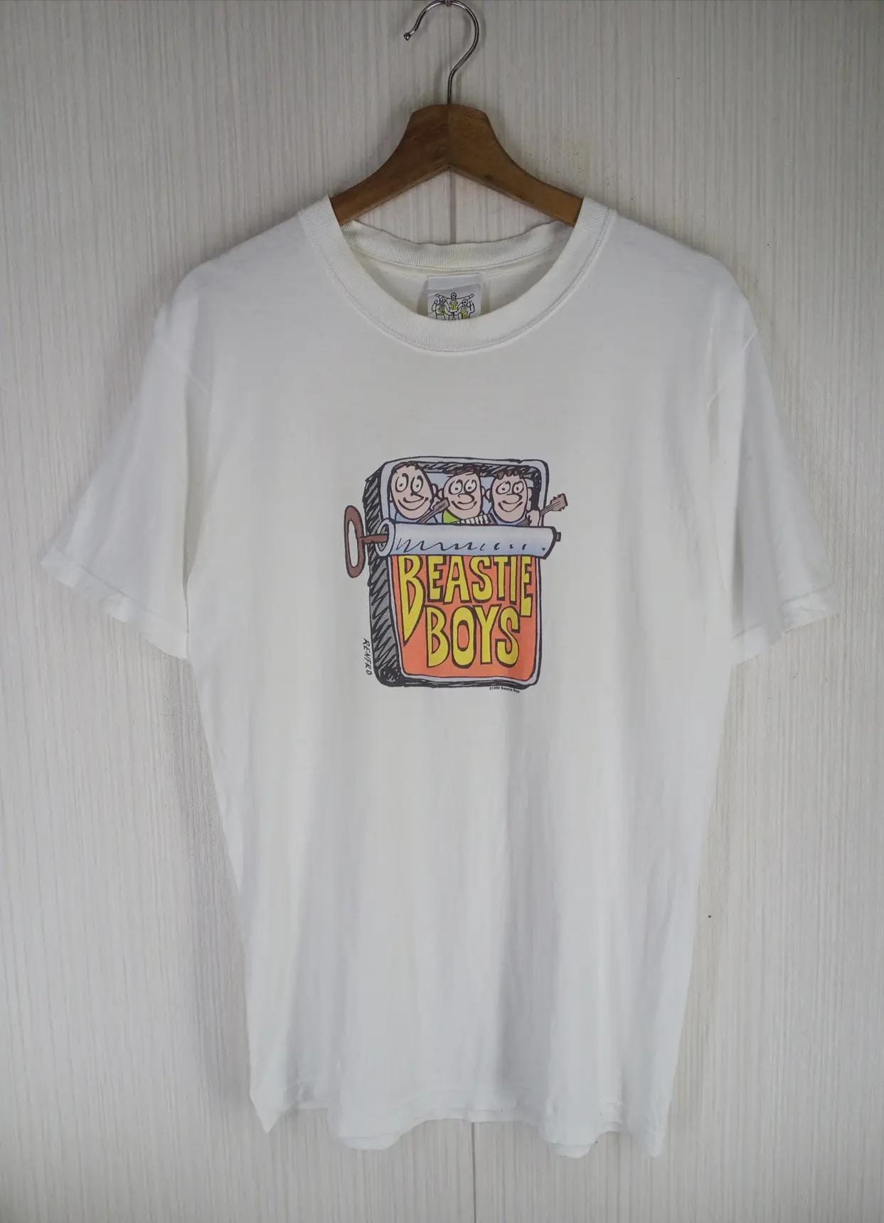 vintage 1998 BEASTIE BOYS ED RENFRO Tシャツ Very Rare !!! Vintage 1998 Beastie Boys Hello Nasty Tshirt Size M