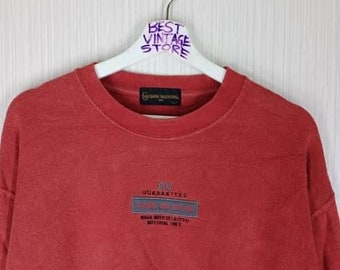 Rare!!! Vintage 90s Gianni Valentino Embroidered Logo Sweatshirt Size L