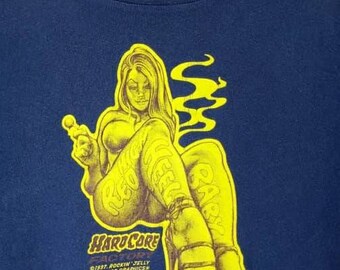 ロッキンジェリービーン★ポスター★シルクスクリーン★ベルベットハンマーバーレスク 250枚限定 ロッキンジェリービーン HAT TRICKERS シルク