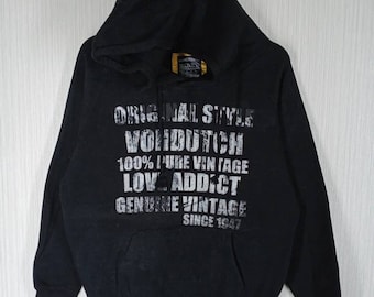 Rare!!! Vintage Von Dutch Hoodie Sweatshirt Size M