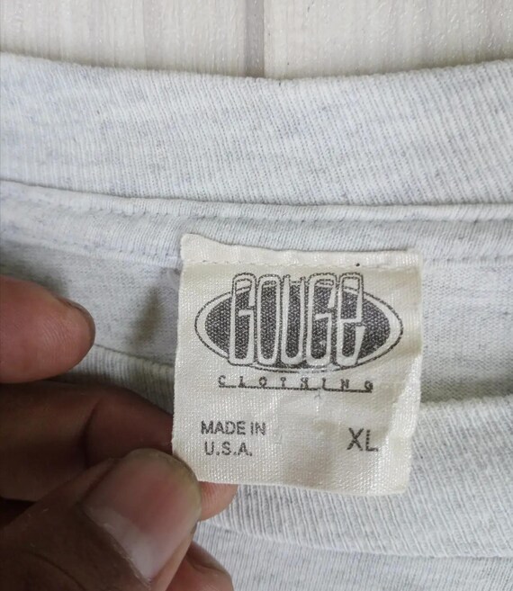 Very Rare!!! Vintage 90s Gouge Skateboard Big Logo Tshirt