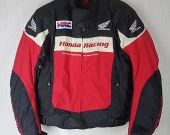 Vintage Honda HRC Racing Japan Racing Purple Jacket Honda