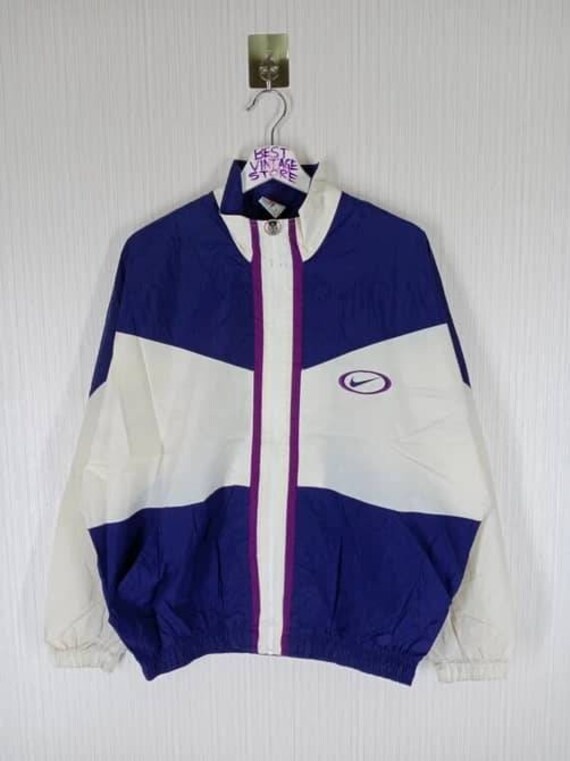 nike colour block windbreaker jacket