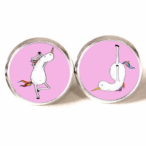 Ohrstecker ••• Einhorn Yoga •••