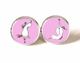 Stud Earrings ••• Unicorn Yoga •••