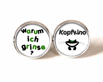 Ohrstecker ••• Warum ich grinse? Kopfkino  •••