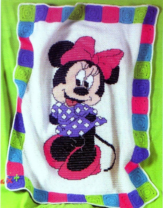 Buy RETIREMENT SALE *** Vintage Crochet Pattern Minnie Mouse