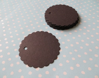 Paper pendant - 5.0 cm diameter - black