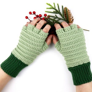 EN/DE (PDF) Gloves &quot;Forest&quot; (2 variants) for adults and children