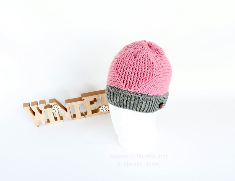 alle Gr., stricklook M\u00fctze mit dem Herz