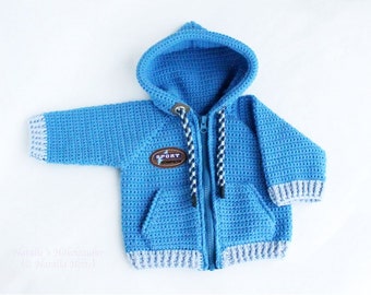 EN/DE Jacke für Babys/Kinder "Sport", Gr. 56-134 (Raglan)