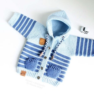 EN/DE (PDF) Kids jacket "Maxim", raglan, seamless Size: 0 m. - 5 y.