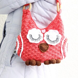 EN/DE Children's bags Owl, 25 cm width x 30 cm height image 5