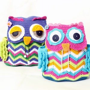 EN/DE Backpack "Two owls”, 2 sizes, 2 variants