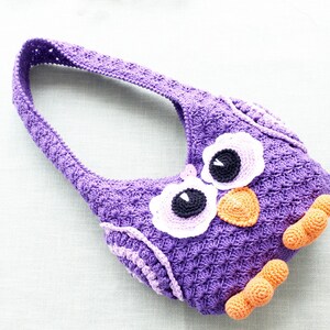 EN/DE Children's bags Owl, 25 cm width x 30 cm height image 6