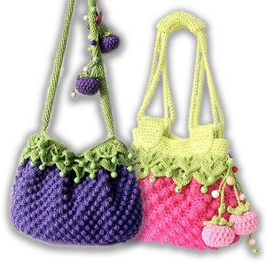 EN/DE Kindertaschen "Brom- und Himbeere", 2 Var.