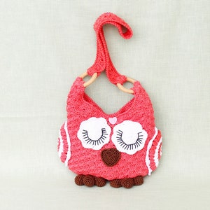 EN/DE Children's bags Owl, 25 cm width x 30 cm height image 4