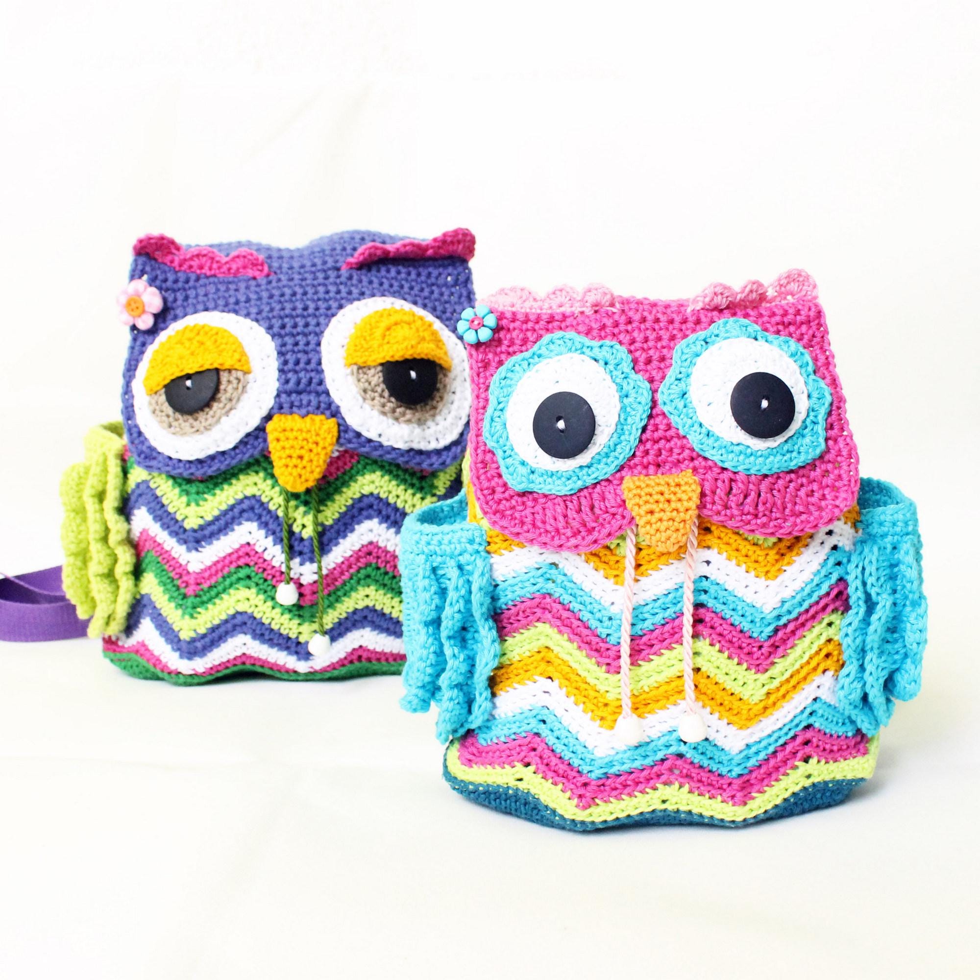 EN/DE Backpack "Two owls”, 2 sizes, 2 variants
