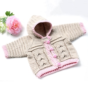 EN/DE Baby- & kinderjas "Zöpfchen", maat 56-116