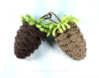 PDF-Häkelanleitung Tannenbaumschmuck "Zapfen"