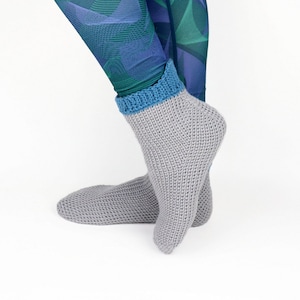 EN/DE Sporty socks &quot;Sprint” (Sizes: 34-47), knitted look
