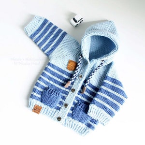 EN/DE (PDF) Kids jacket &quot;Maxim&quot;, raglan, seamless Size: 0 m. - 5 y.