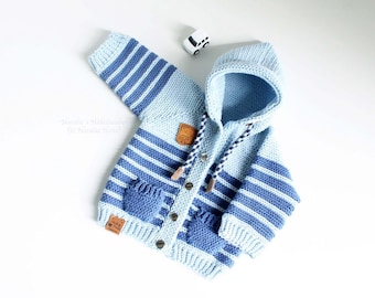 EN/DE Baby- & Kinderjacke "Maxim", Gr. 50-128
