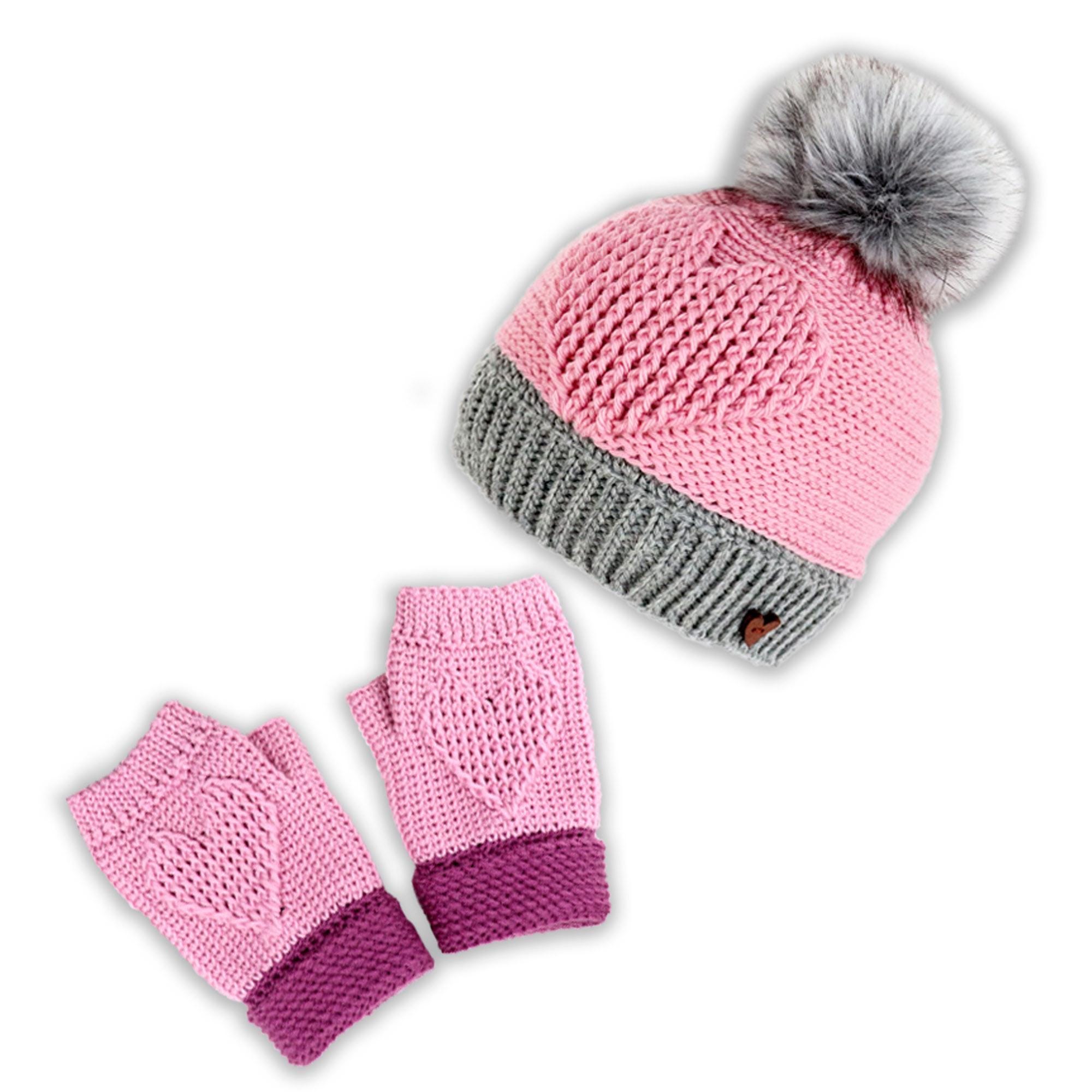 Heart Gloves Hat Set - Etsy display picture 1