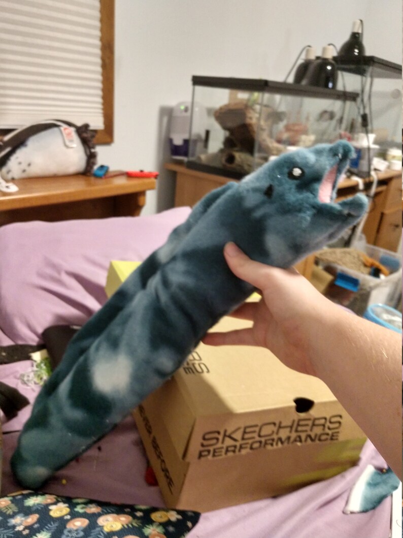 90 Recycled Material Moray Eel Plush Etsy