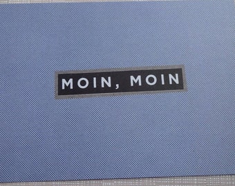 Postkarte „Moin Moin“ A6 - !!!100% RECYCLINGPAPIER!!! - MM25R