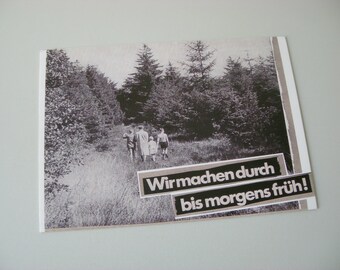 Postkarte „Wir machen durch bis morgens früh... - WM60