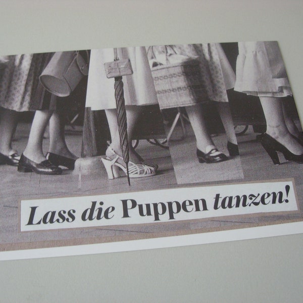 Postkarte „Puppen tanzen“ - PT56