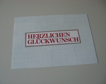 Postkarte „Herzlichen Glückwunsch 2015“ - HG58