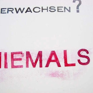 Postkarte Niemals N05 Bild 2