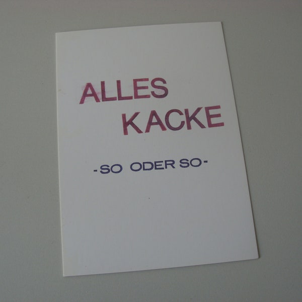 Postkarte „Alles kacke“ - AK66